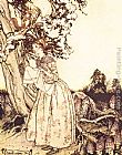 Arthur Rackham Wall Art - Mother Goose The Fair Maid who the first of Spring